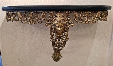 art nouveau metal shelf brackets|Art Nouveau Shelf Bracket .